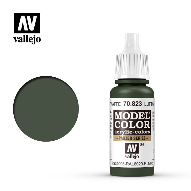 VLJ70823 Luftwaffe Camo Green Matte Acrylic Paint