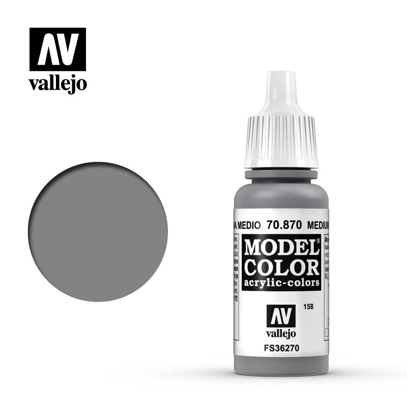 VLJ70870 17 ml Medium Sea Grey Matte Acrylic Paint