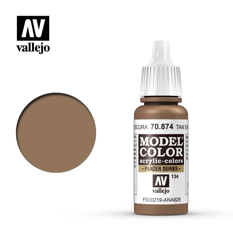VLJ70874 17 ml Tan Earth Matte Acrylic Paint