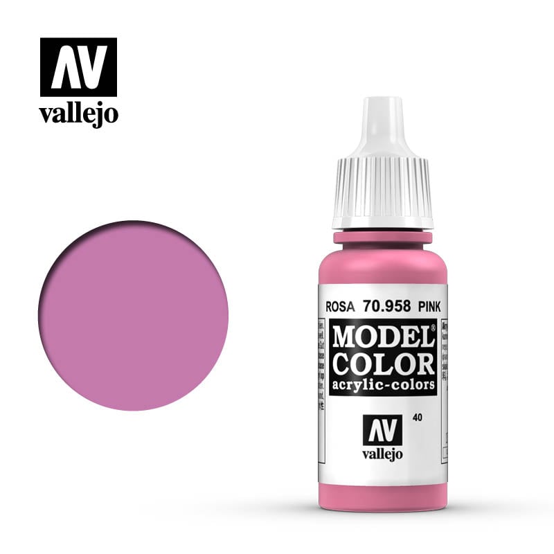 VLJ70958 17 ml Pink Matte Acrylic Paint
