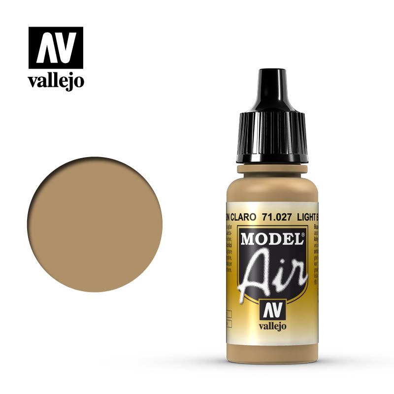 Picture of Acrylicos Vallejo VLJ71027 17 ml Model Air Paint&#44; Light Brown