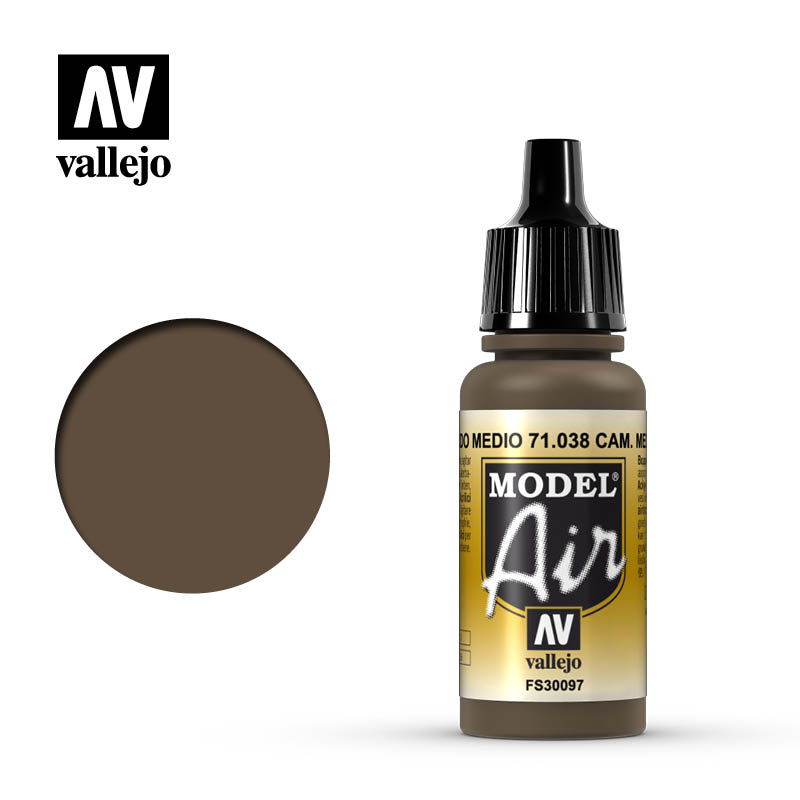 VLJ71038 Camo Medium Brown Model Air Acrylic Paint