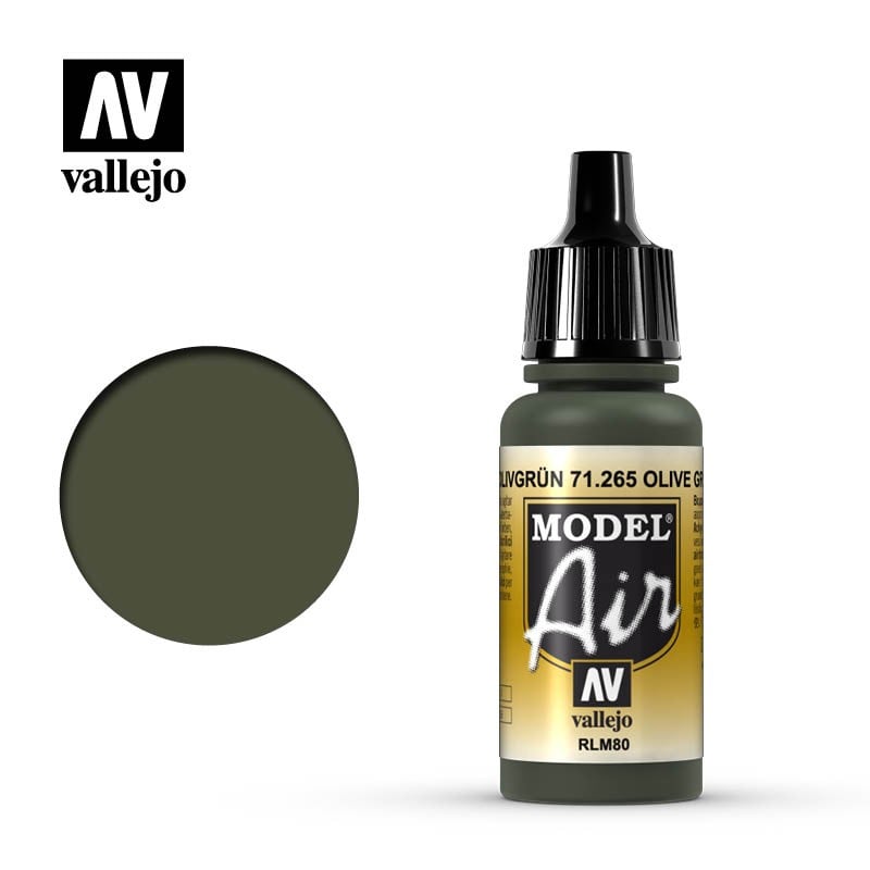 VLJ71265 Olive Green RLM80 Model Air Acrylic Paint