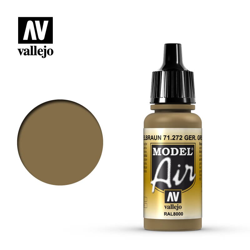 VLJ71272 German Green & Brown Model Air Acrylic Paint