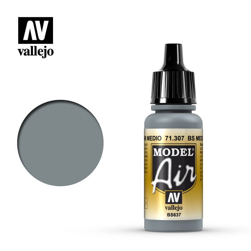 VLJ71307 BS Medium Sea Grey Model Air Acrylic Paint