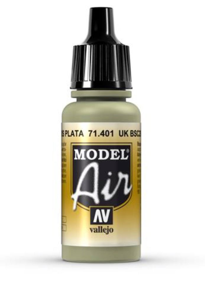 VLJ71401 UK BSC 28 Silver & Gray Model Air Acrylic Paint -  Vallejo