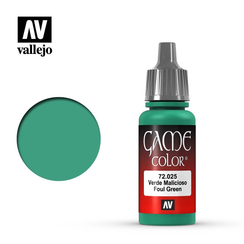 Foul Green Game Color Acrylic Paint