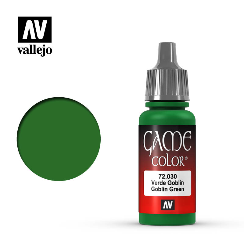 Picture of Acrylicos Vallejo VLJ72030 17 ml Game Color Acrylic Paint&#44; Goblin Green