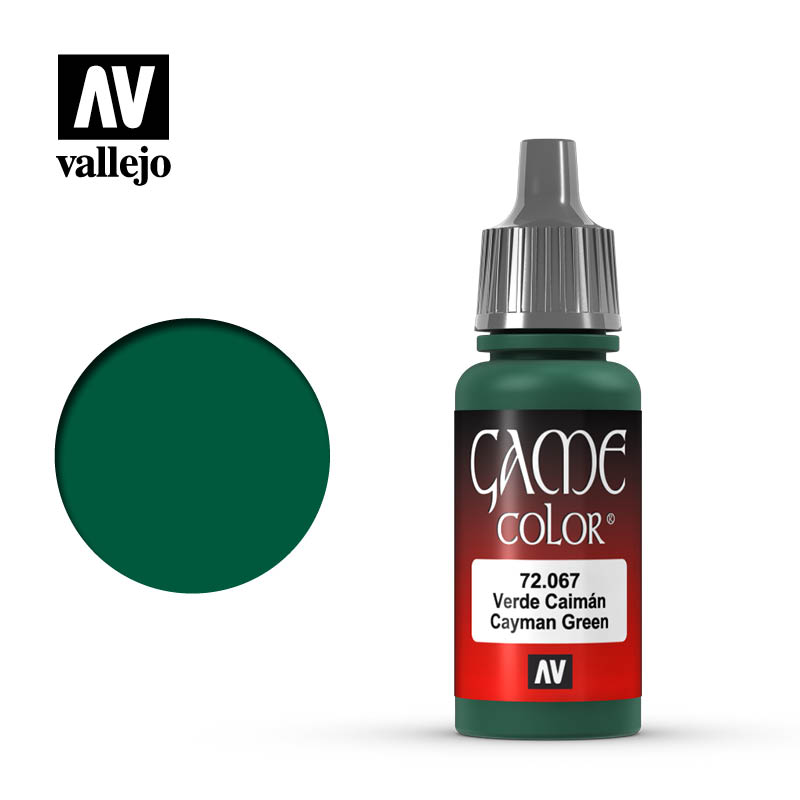 Picture of Acrylicos Vallejo VLJ72067 17 ml Game Color Acrylic Paint&#44; Cayman Green
