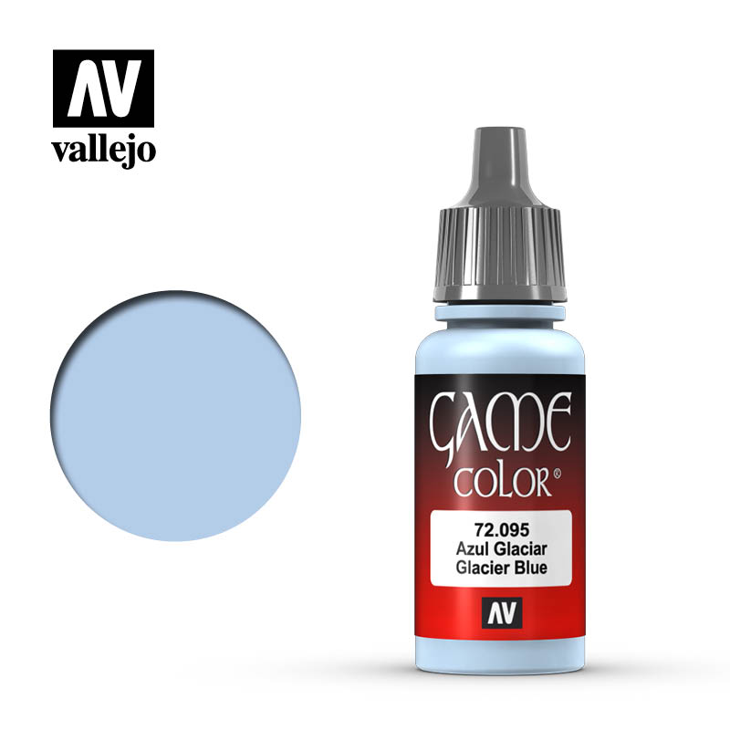 Picture of Acrylicos Vallejo VLJ72095 17 ml Game Color Acrylic Paint&#44; Glacier Blue
