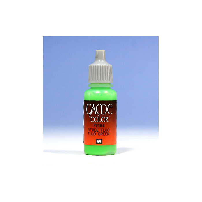 VLJ72104 17 ml Game Acrylic Paint, Fluorescent Green
