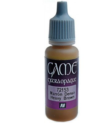 VLJ72153 17 ml Opaque Game Acrylic Paint, Heavy Brown -  Vallejo Acrylic Paint