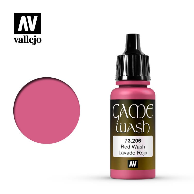 VLJ73206 Red Wash Game Color Acrylic Paint