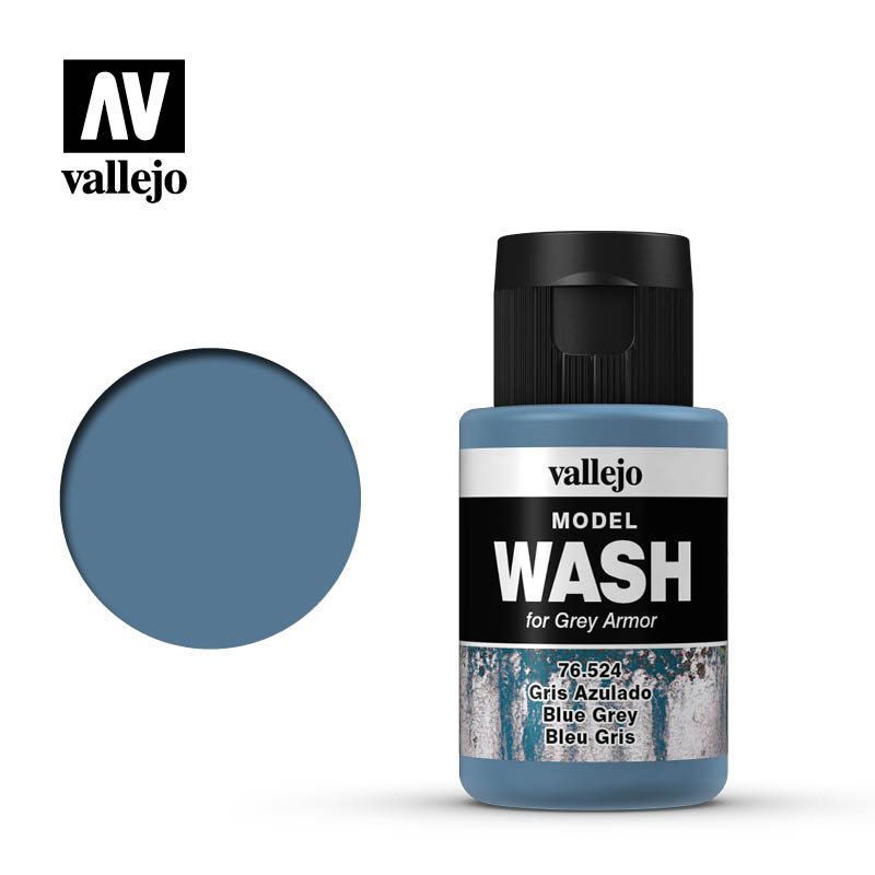 Picture of Acrylicos Vallejo VLJ76524 17 ml Model Wash Paint&#44; Blue Gray