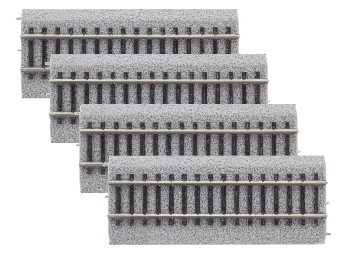 Picture of Lionel LNL8768044 4.5 in. HO Scale Straight Magnelock Track - Pack of 4