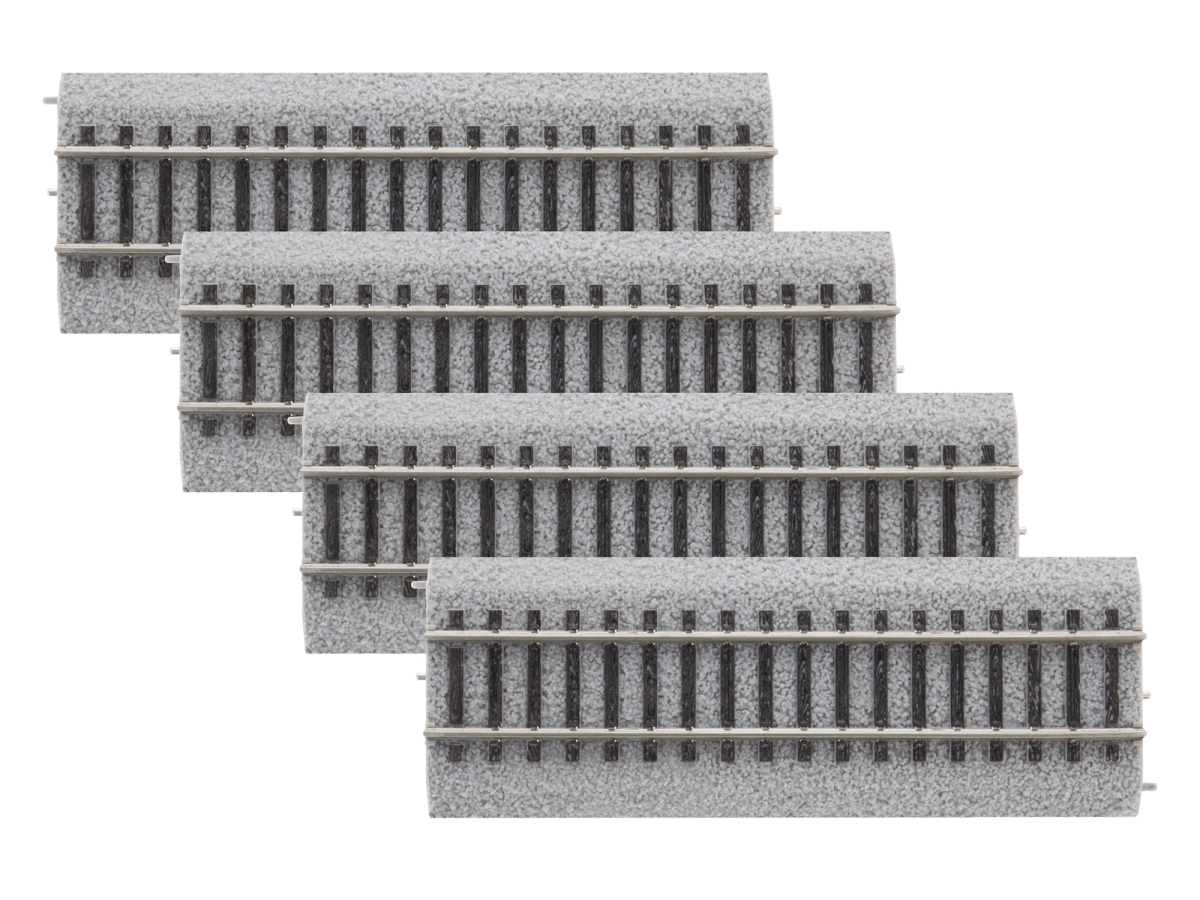 Picture of Lionel LNL8768054 5 in. HO Scale Straight Magnelock Track - Pack of 4
