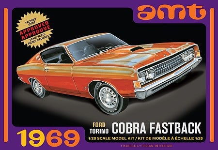 1217 1-25 Cobra 2T Fastback Model Car for 1969 Torino Ford