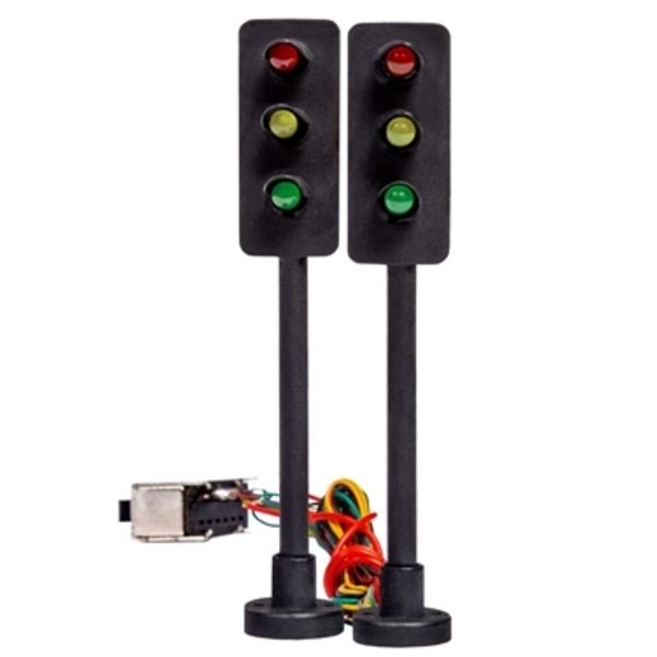 HO Traffic Light with Switch - Pack of 2