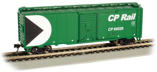 BAC16004 40 ft. HO Scale PS1 CP Rail Boxcar - Green