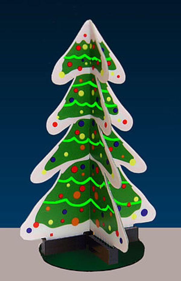 Picture of Animated Neon MIE2009 3D Christmas Tree