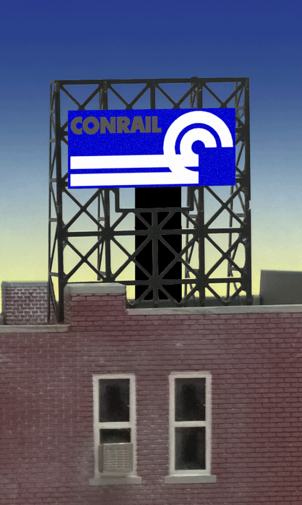 MIE9105 O & HO Conrail Billboard