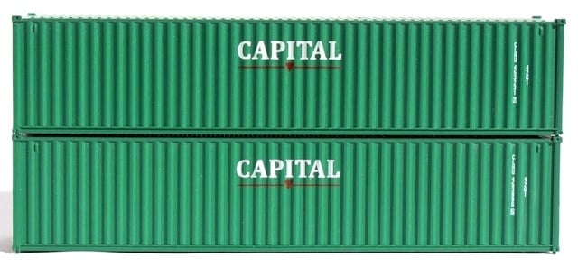 JTC405335 40 ft. N Capital Standard Height Containers with Magnetic System - Pack of 2
