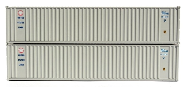 40 ft. N US Line Standard Height Container - Pack of 2