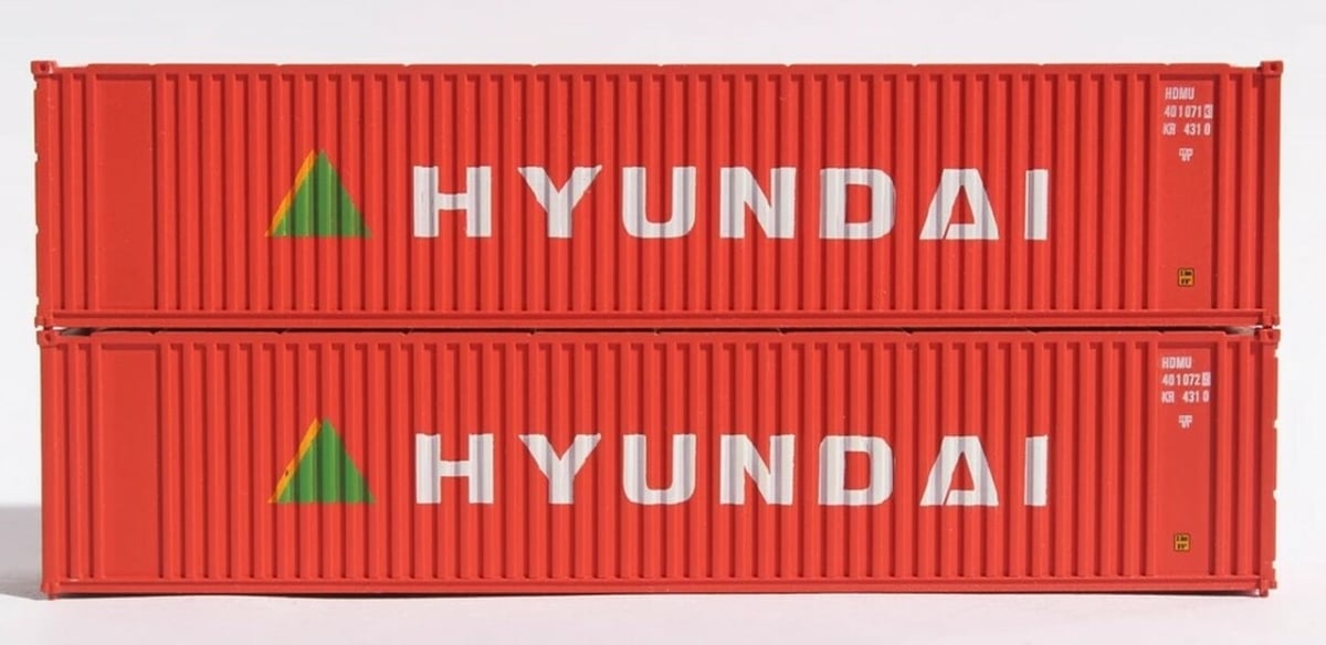 40 ft. N Hyundai Container - Pack of 2