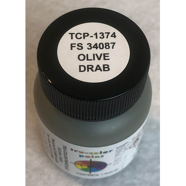 1 oz FS-34087 Olive Drab Color Paint