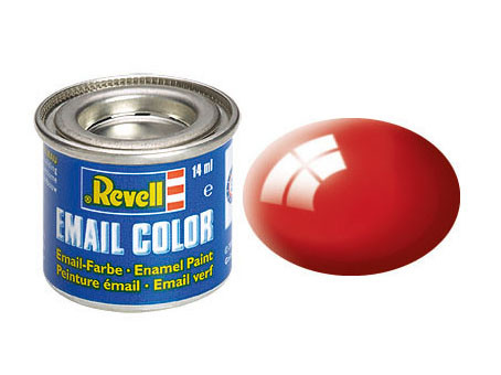 Picture of Revell RMX32131 Fiery Red Gloss Enamel Paint - Pack of 6