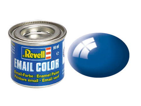 Blue Gloss Enamel Paint - Pack of 6
