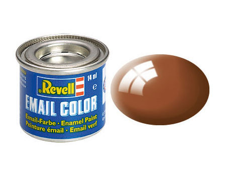 Picture of Revell RMX32180 Mud Brown Gloss Enamel Paint - Pack of 6