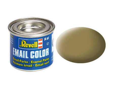 Olive Brown Matt Enamel Paint - Pack of 6