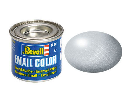 Aluminium Metallic Enamel Paint - Pack of 6