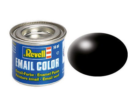 Picture of Revell RMX32302 Black Silk Enamel Paint - Pack of 6