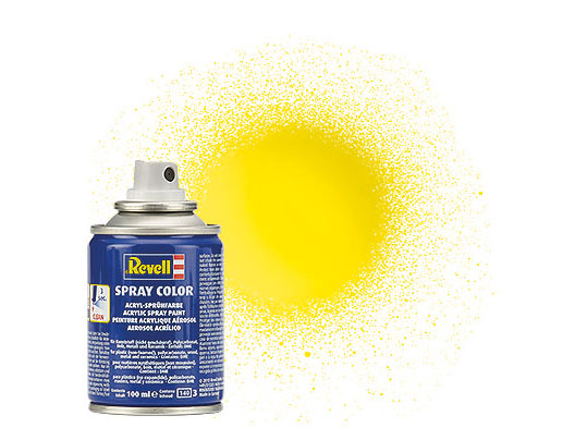 Yellow Gloss Acrylic Spray Paint - Pack of 2