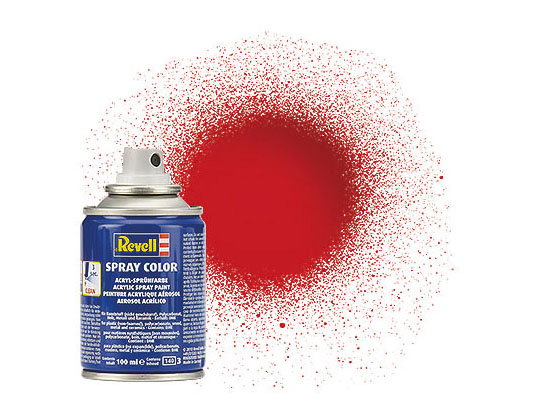 RMX34131 Fiery Red Gloss Acrylic Spray Paint - Pack of 2