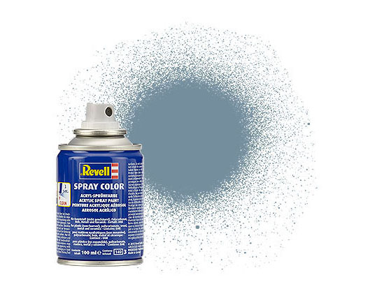 Grey Matt Acrylic Spray Paint - Pack of 2