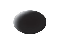 Black Matt Aqua Color Acrylic Paint - Pack of 6