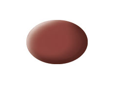 Reddish Brown Mat Aqua Color Acrylic Paint - Pack of 6