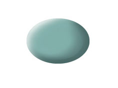 Blue Matt Aqua Color Acrylic Paint Light - Pack of 6