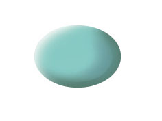 Light Green Matt Aqua Color Acrylic Paint - Pack of 6