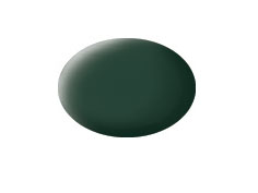 Dark Green Matt RAF Aqua Color Acrylic Paint