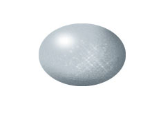 Aluminium Metallic Aqua Color Acrylic Paint