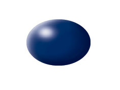 Dark Blue Silk Aqua Color Acrylic Paint - Pack of 6