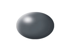 Dark Grey Silk Aqua Color Acrylic Paint - Pack of 6