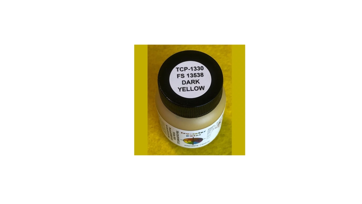 TCP1330 Fed Standard 13538 Paint, Dark Yellow