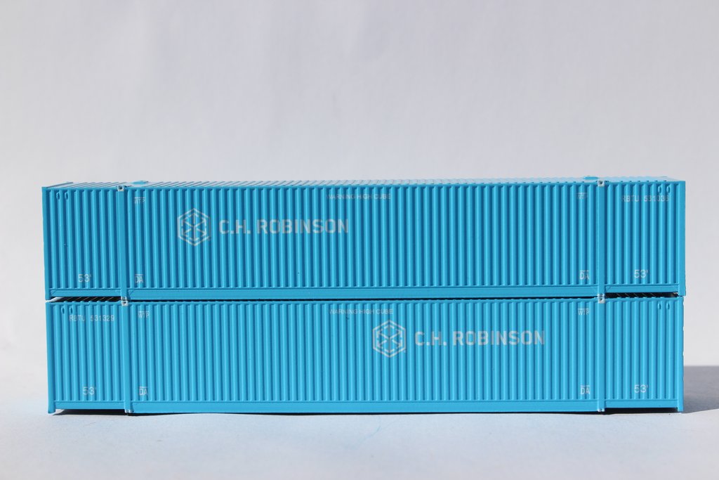 53 ft. N Scale CH Robinson Cube Corrugated Container - Pack of 2