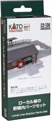 KAT23-136 N Scale Local Line Station Part Set