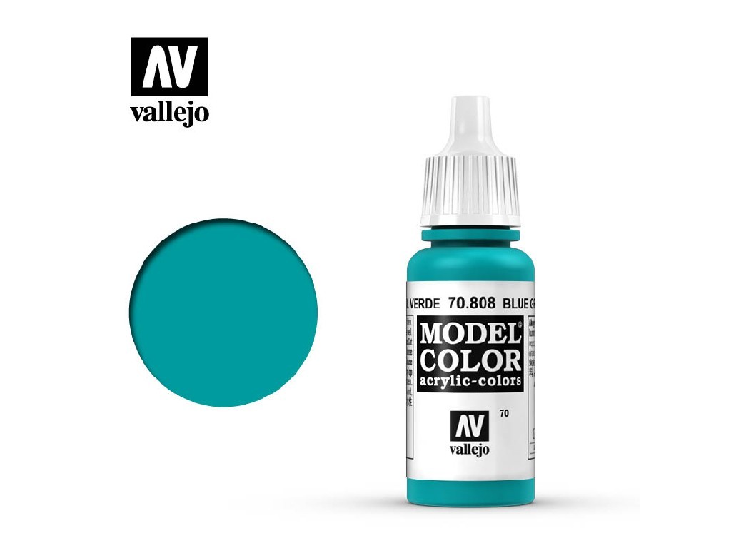 VLJ70808 17 ml Blue & Green Matte Acrylic Paint